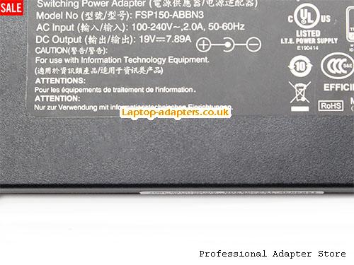  Image 2 for UK £29.38 Genuine Thin FSP FSP150-ABBN3 AC /DC Adapter 19v 7.89A 150W Power Supply 