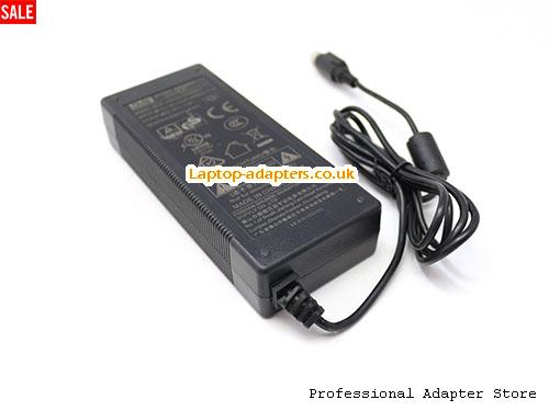  Image 2 for UK £24.68 Genuine GM130-2400500-F AC/DC Adapter for GVE 24v 5.0A Power Supply Round with 4 Pins 