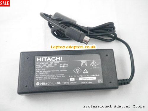  Image 3 for UK £18.19 HITACHI ADP-60WB AC adapter 12V5A Round with 4 Pin 60W Power Supply 