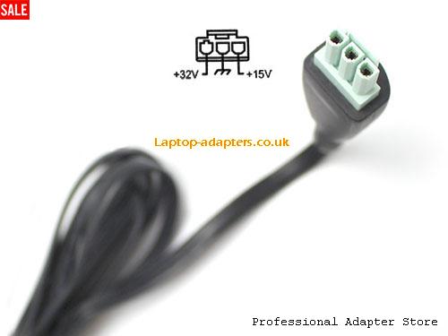  Image 5 for UK £14.67 Genuine HP 0957-2118/2119 AC Adapter 32V563mA/15V533mA for C9080D 3538 