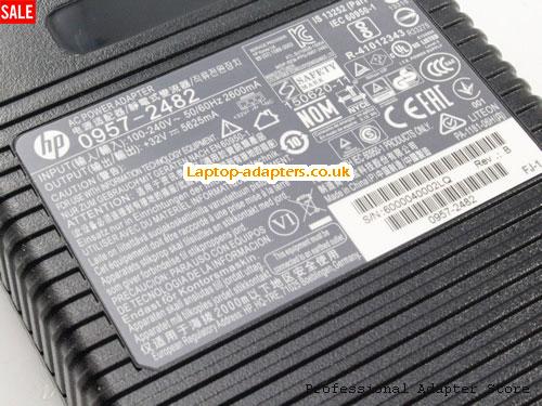  Image 4 for UK £34.97 Genuine Hp 0957-2482 AC Power Adapter 32V 5625mA 180W 09572482 