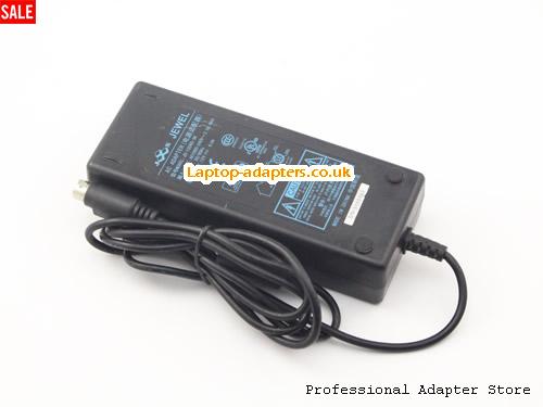  Image 1 for UK £36.62 Jewel JS-12060-3K ac adapter 12V 6.0A Power Supply round with 4 pin tip 