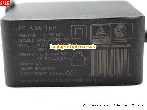  Image 4 for UK £15.65 Genuine Au JVLAT JVLAT-100 ACAdapter 15.0v 2.6A Type c for Switch Gaming Player 