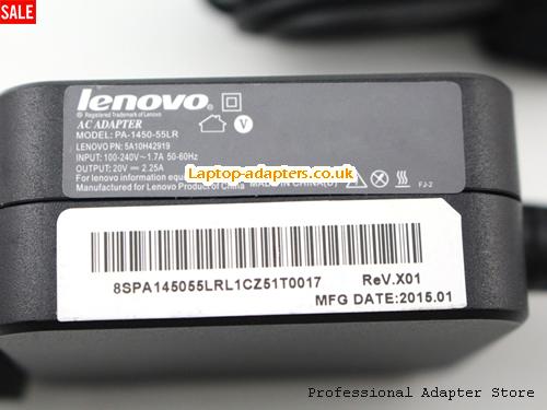  Image 4 for UK £22.72 LENOVO 100S Chromebook PA-1450-55LR 5A10H42919 Adapter 20V 2.25A 