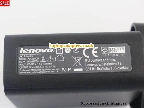 Image 5 for UK £27.72 New Genuine Lenovo YOGA 3 PRO-1370 YOGA 3 PRO ULTRABOOK Adapter 20V 3.25A with USB Cable 