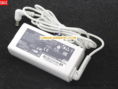  Image 1 for UK £18.61 LG R400 R410 LCD Monitor Adapter 19V 3.42A PA-1650-43 ADP-1650-68 65W with White Power Cord 