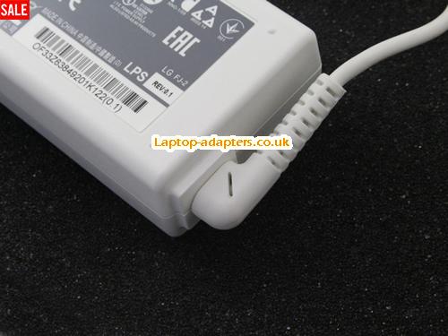  Image 3 for UK £18.61 LG R400 R410 LCD Monitor Adapter 19V 3.42A PA-1650-43 ADP-1650-68 65W with White Power Cord 