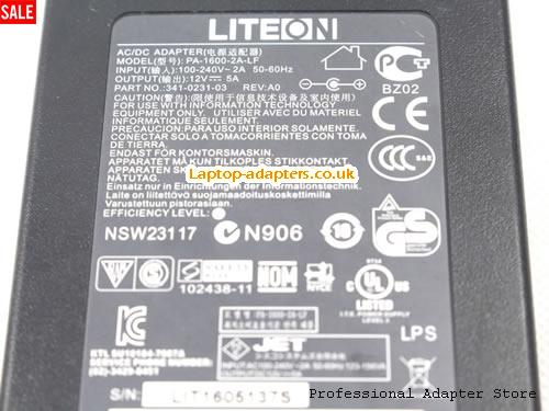  Image 3 for UK £22.42 Genuine Liteon PA-1600-2A-LF AC Adapter 341-0231-03 12V 5A 60W 5.5mm Tip 