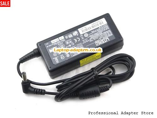  Image 1 for UK 65W AC ADAPTER for TOSHIBA L300 L350 L40 L450 series PA3380E-1ACA -- LITEON19V3.42A65W-5.5x2.5mm 