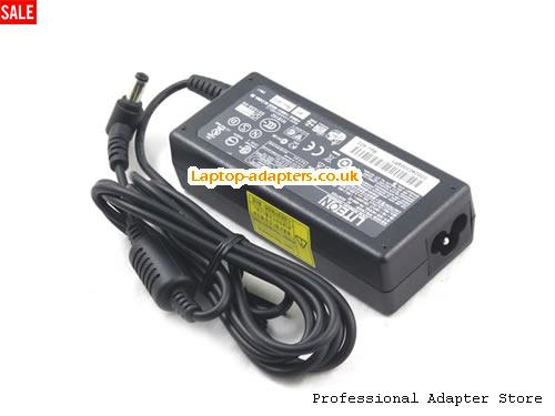  Image 2 for UK 65W AC ADAPTER for TOSHIBA L300 L350 L40 L450 series PA3380E-1ACA -- LITEON19V3.42A65W-5.5x2.5mm 