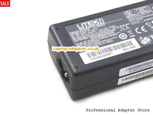  Image 3 for UK 65W AC ADAPTER for TOSHIBA L300 L350 L40 L450 series PA3380E-1ACA -- LITEON19V3.42A65W-5.5x2.5mm 