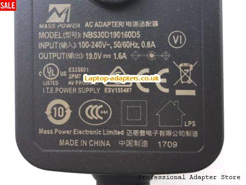  Image 2 for UK £14.87 Genuine Au MASSPOWER 19v 1.6A Ac adapter NBS30D190160D5 Power Supply 