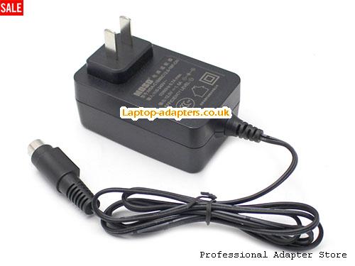  Image 2 for UK £14.89 XKD-C1500IC12.0-18B-CN AC Adapter MOSO 12.0v 1.5A for Monitor 4 Pin 