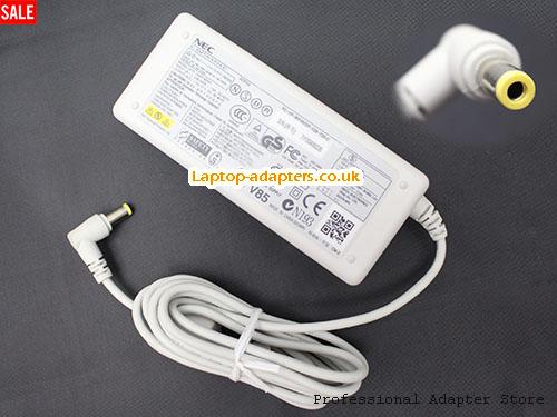  Image 1 for UK £15.98 Genuine White NEC PC-VP-WP45 Ac Adapter 19V 3.16A 60W ADP-60NH Power Supply 