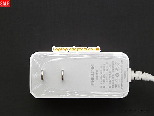  Image 3 for UK £8.99 Genuine US White AD18ACV120150 AC Adapter 12v 1.5A for PHICOMM 