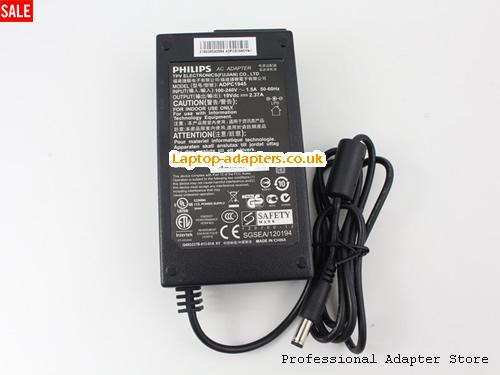 Image 1 for UK £16.94 Genuine Philips ADPC1945 AC Adapter 19v 2.37A Power Supply for 234E5QHSB 274E5EDSB Monitor 