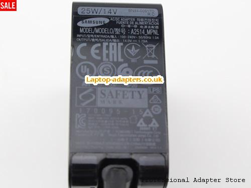  Image 3 for UK Out of stock! T Plug Genuine Samsung 14.0V 1.79A Ac Adapter A2514_MPNL Power Supply 