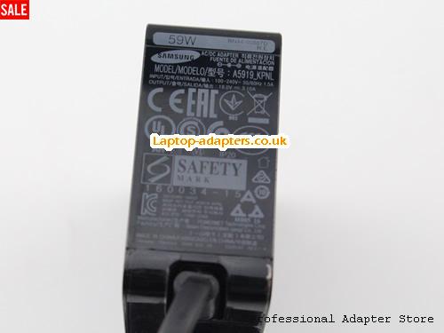  Image 4 for UK £18.60 Au Plug Genuine Samsung 19.0v 3.1A AC/DC Adapter A5919_KPNL Power Supply 59W 