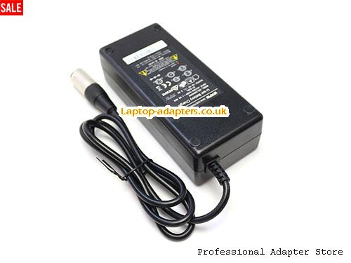  Image 2 for UK £26.34 Genuine Sans SSLC084V42 Li-ion Battery Charger for Electric scooter Round with 3 Pins 
