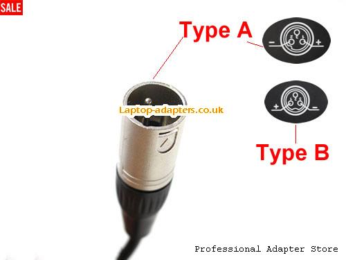  Image 5 for UK £26.34 Genuine Sans SSLC084V42 Li-ion Battery Charger for Electric scooter Round with 3 Pins 
