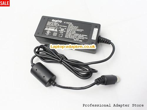  Image 1 for UK £13.70 Genuine New Sanyo JS-12034-2E JS-12034-2EA 12V 3.4A Ac Adapter Charger for CLT1554 TV 