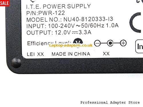  Image 2 for UK £19.96 Genuine Simply charged PWR-122 Power Supply Nu40-8120333-O3 12.0v 3.3A 40W Ac Adapter 