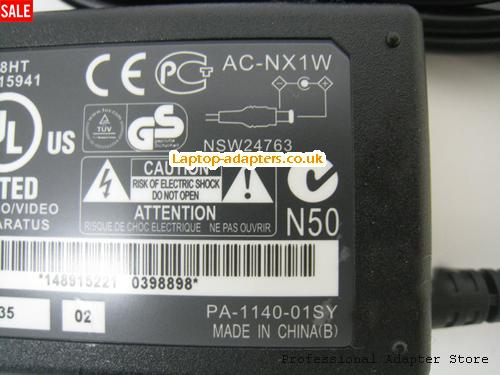  Image 3 for UK £15.17 Genuine Sony AC-NX1W 12V 1.4A Ac Adapter  