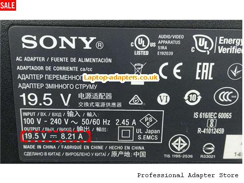  Image 2 for UK £46.24 Genuine Sony ACDP-160E01 ac Adapter ACDP-160D01 19.5v 8.21A for KD-50SD8005 KDL-43W950D Series TV 
