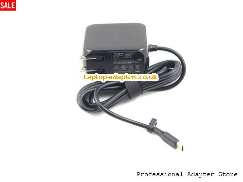  Image 2 for UK £54.85 NEW Targus APA93US 20V 2.25A 45W AC Adapter USB Type-C Laptop Wall  