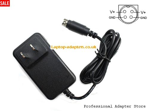  Image 1 for UK £15.97 Genuine Trythink TS-A018-120015Cf AC Adapter 12v 1.5A 18W Round with 4 Pin 
