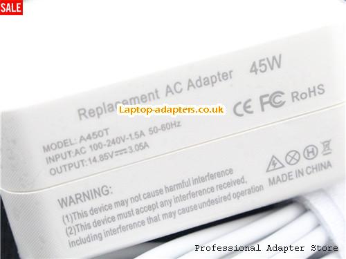  Image 2 for UK £17.83 Universal A450T Ac Adapter replace for Apple A1436 A1465 A1466 
