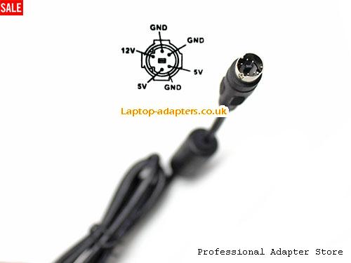  Image 5 for UK £22.53 Genuine Verbatim UEA325D-0512-A AC Adapter 12v 2A 5v 2A Power Supply 